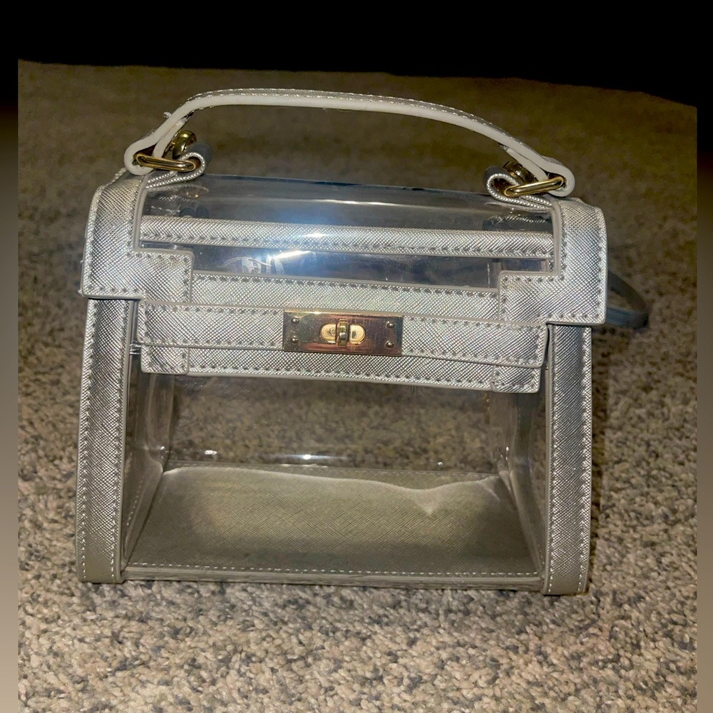 Clear purse.